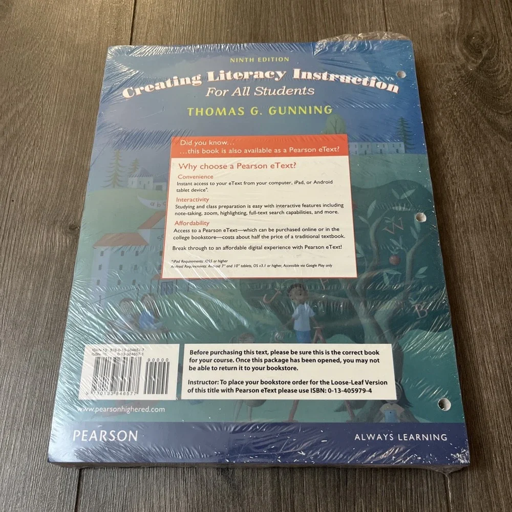Creating Literacy Instruction for All Students by Thomas G. Gunning (2015,...